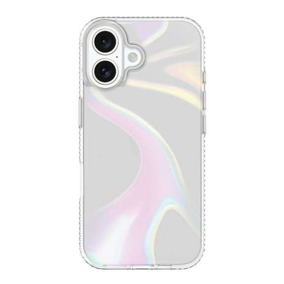 onn Phone Case for iPhone 16, Iridescent Illusion