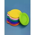 thumbnail image 4 of 2pcs Random Color Silicone Pet Food Can Cover, Sealing, Preservation, Durable, 4 of 5