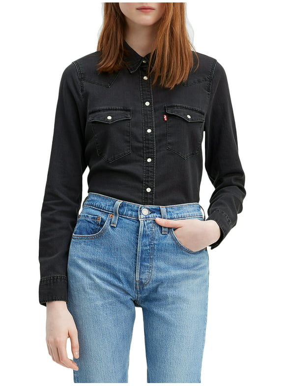 Levi's Womens Button Down Shirts in Womens Tops 