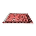 thumbnail image 2 of Ahgly Company Machine Washable Indoor Rectangle Abstract Red Modern Area Rugs, 4' x 6', 2 of 4