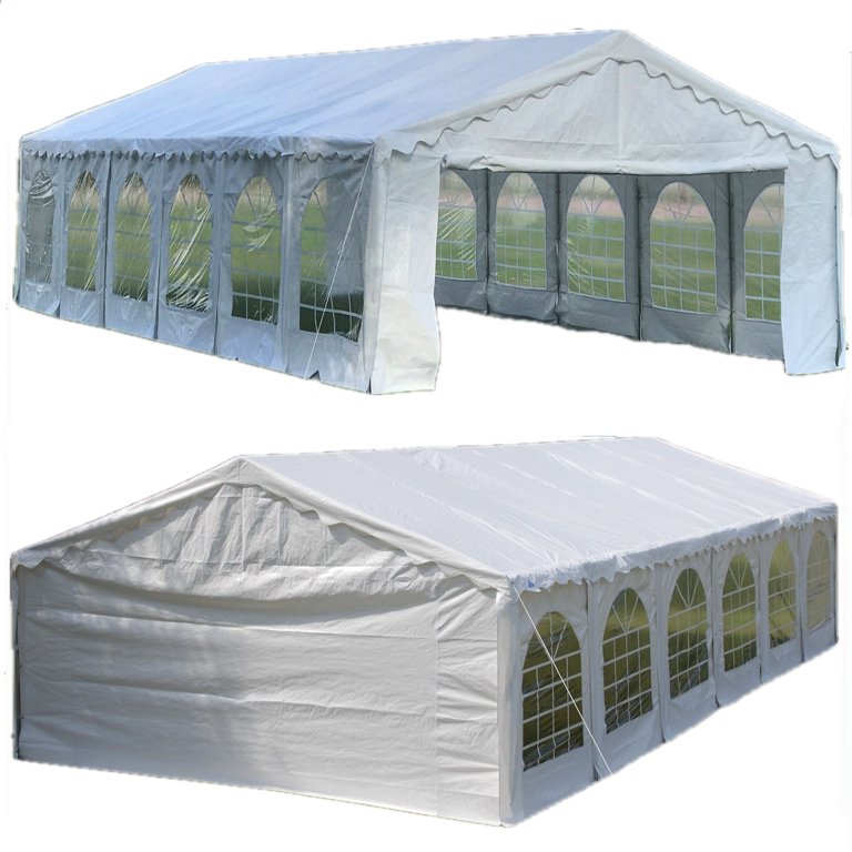 Delta Canopy 40'x16' PE Party Tent with Heavy Duty Steel Frame