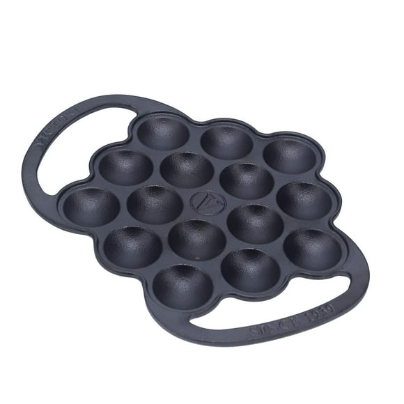 Victoria Dutch Mini Pancake Balls Maker. Cast Iron Griddle Perfect for making Aebleskiver, Poffertjes Pancake Balls, and Thai Kanom Krok or other desserts.