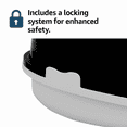 thumbnail image 3 of Large No-Scooping Cat Litter Box with Sifting System – Extra Large 3-Tray Litter Box with Removable Rim – Durable, Hygienic & Easy to Clean – 21.6 x 15.5 x 7 in, 3 of 7