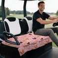 thumbnail image 5 of XYZCANDO Cute Hen Floral Golf Cart Seat Cover - Non-Slip Washable Towel Cover With 4 Pockets, Universal 2-Seat Golf Cart Accessory, 5 of 9