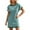 Green, variant on Solid Color Women Casual Summer Short Sleeve Pocket Dress O-Neck Plain Color Comfortable Daily Wear Dresses With Jeans Cute Sundress Dresses For Women 2025 Elegant Classy