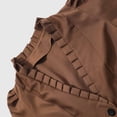 thumbnail image 6 of Blmnix Adjustable Waist Coats for Women Poncho Y2k Jacket Womens Jackets Dressy Casual Tie Jacket Long Sleeve High-Low Brown Long Winter Coat, 6 of 7