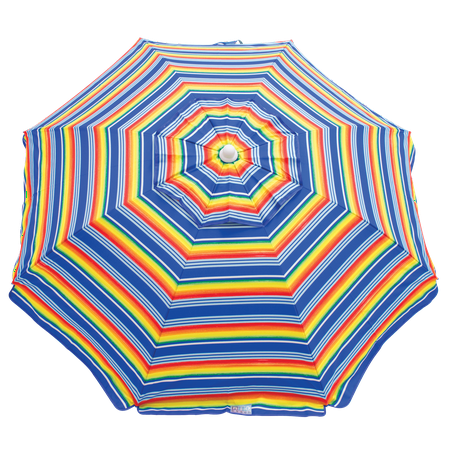 6 ft. Beach Umbrella with Integrated Sand Anchor
