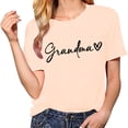 thumbnail image 2 of Grandma Shirts for Women Shirt Heart Printed Casual Short Sleeve Tee Top, 2 of 5