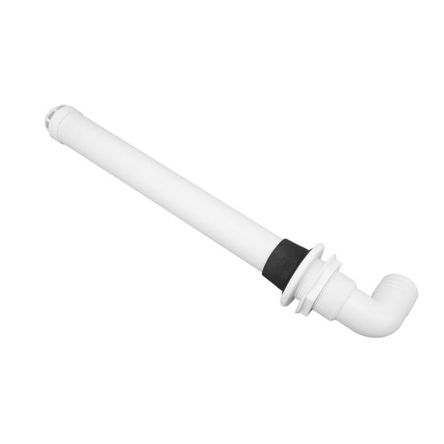 Tubo de drenaje de desbordamiento, flujo de agua estable, blanco, Flexible, resistente, Universal, para cabina de yate, baño, RV