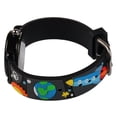 thumbnail image 4 of Venhoo Relojes para niños analógicos 3D lindos dibujos animados impermeables de silicona para niños pequeños relojes de pulsera Time Teacher para niños pequeños-Universo, 4 of 5