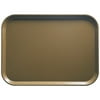 Cambro 14-3/4" x 20-7/8" (37.5x53 cm) Food Trays, 12PK, Bay Leave Brown, 3853-513