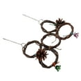 thumbnail image 4 of Circle Ring Toy, Bird Cage Chewing Durable Bird Rope Climbing Net Exercise  For Cockatoo For Parakeet 5 Rings,6 Rings, 4 of 8