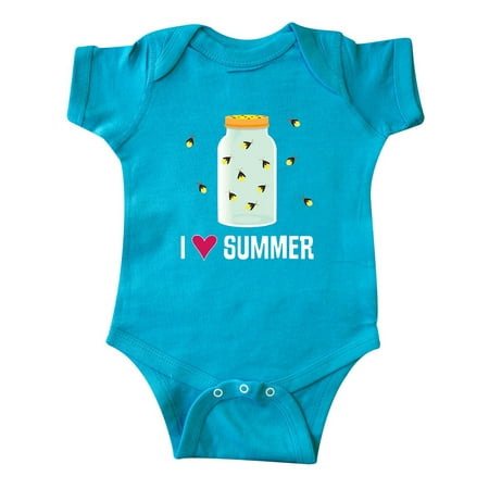 

Inktastic I Love Summer Cute Fireflies Gift Baby Boy or Baby Girl Bodysuit