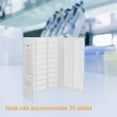 thumbnail image 4 of EXHUMKY White Microscope Slide Storage Holder Lightweight Portable Slide Board for Laboratory Use, 4 of 7