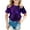 Purple, variant on Tfken Toddler Girl Kids T-Shirts Crew Neck Short Sleeve Tops Cosmic Starry Night Print Comfortable Quick Dry Girls Tee White Size 3-4 Years