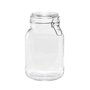 Mainstays 67 oz Glass Airtight Food Storage Jar