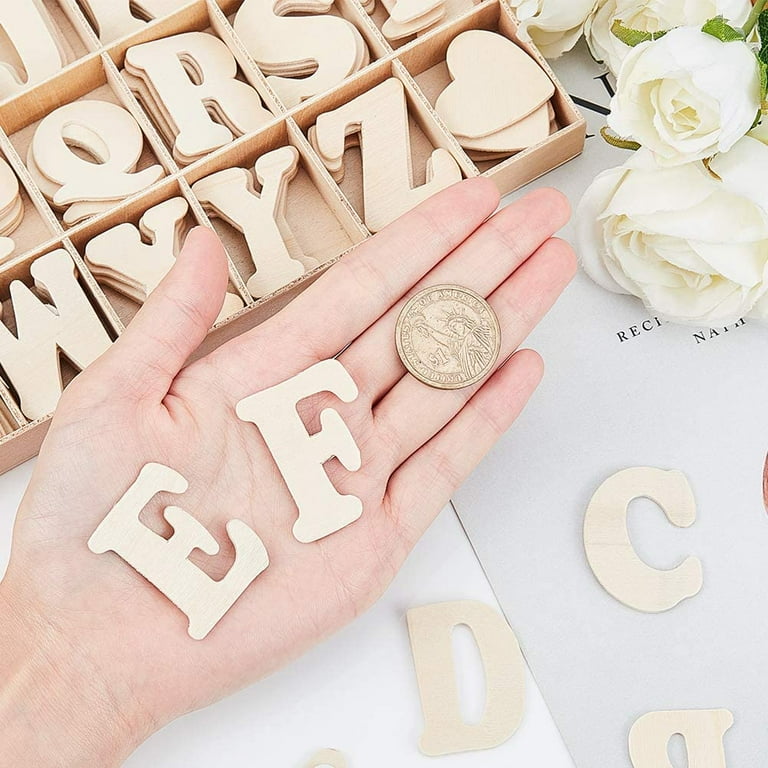 Mini Wooden Letter Set - Natural