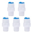 thumbnail image 1 of Shisuyan 5pcs Fast-connect Straight PE Pipe Fittings Quick Connectors 2 Points Connectors for Home Kitchen Water Purifier, 1 of 8