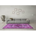 thumbnail image 3 of Ahgly Company Indoor Round Persian Purple Traditional Area Rugs, 7' Round, 3 of 4