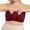 Wine Red, variant on Seductiva Clothing Tube Tops Women's Simple Solid Bra Comfy Breathable Tube Bra Strapless Crop Tops