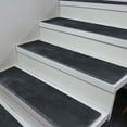 thumbnail image 5 of Non-Slip Stair Step Mat, Self Adhesive Carpet Sticker, Solid Wood Material, Heavy-Duty Non-Slip, Solid Color Design, Home Use, Stair Safety Stickers, Entryway Protection TOPLIU, 5 of 7