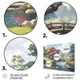 thumbnail image 3 of Designart "Landscape of the Rising Sun in Japan II" Japanese Metal Wall Art, 3 of 5