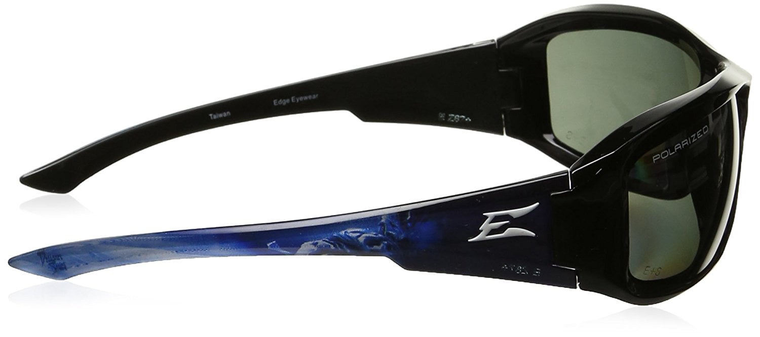 Edge Eyewear TXB216A2 Brazeau Apocalypse 2 Polarized Black Frame Smoke Lense Business