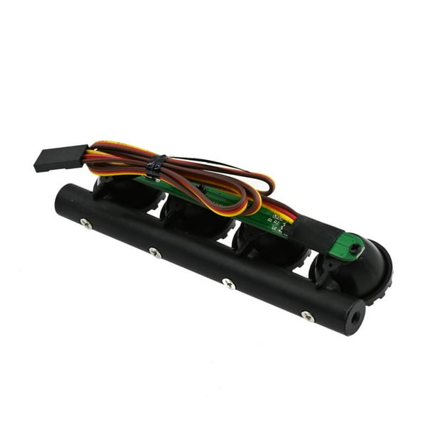 Barra de luz LED para techo de coche RC, parachoques delantero, tira intermitente, lámpara, decoración, piezas de juguete, accesorios de repuesto para MN90 / MN90K / MN91 / MN91K Advancent FN000804-00