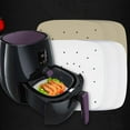 thumbnail image 1 of 100Pcs Dream Lifestyle Air Fryer Perforated Parchment Paper, 7.5/8 inch Air Fryer Liner Non-Stick Square Perforated Parchment Paper Sheets for Air Fryer Steaming Basket and Oven, 1 of 7