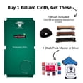 thumbnail image 2 of Championship Invitational Pool Table Felt, Billiard Table Cloth, Pool Table Felt Replacement kit, Billiards Table Felt Pool 6 Precut Rail Cloth Strips, Pool Accessories - 7 FT (Championship Green), 2 of 8