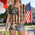 thumbnail image 5 of Leey-World 250 Years of Freedom 250th Anniversary USA Flag 4th of July Shirt Usa Shirts for Women(Brick Red,L), 5 of 7