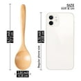 thumbnail image 3 of Hefild 6 PCS Wooden Spoons for Honey, 6.7 inch Small Wooden Spoons - Perfect for Tea, Coffee & Soup, Little Beech Wooden Serving Table Spoons Set, Bulk Bamboo Teaspoon for Eating with Unique Design, 3 of 5
