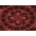 thumbnail image 1 of Ahgly Company Tapis d'Intérieur Rectangulaires Transitionnels Rouges Lavables à la Machine, 5 Pieds x 7 Pieds, 1 of 7