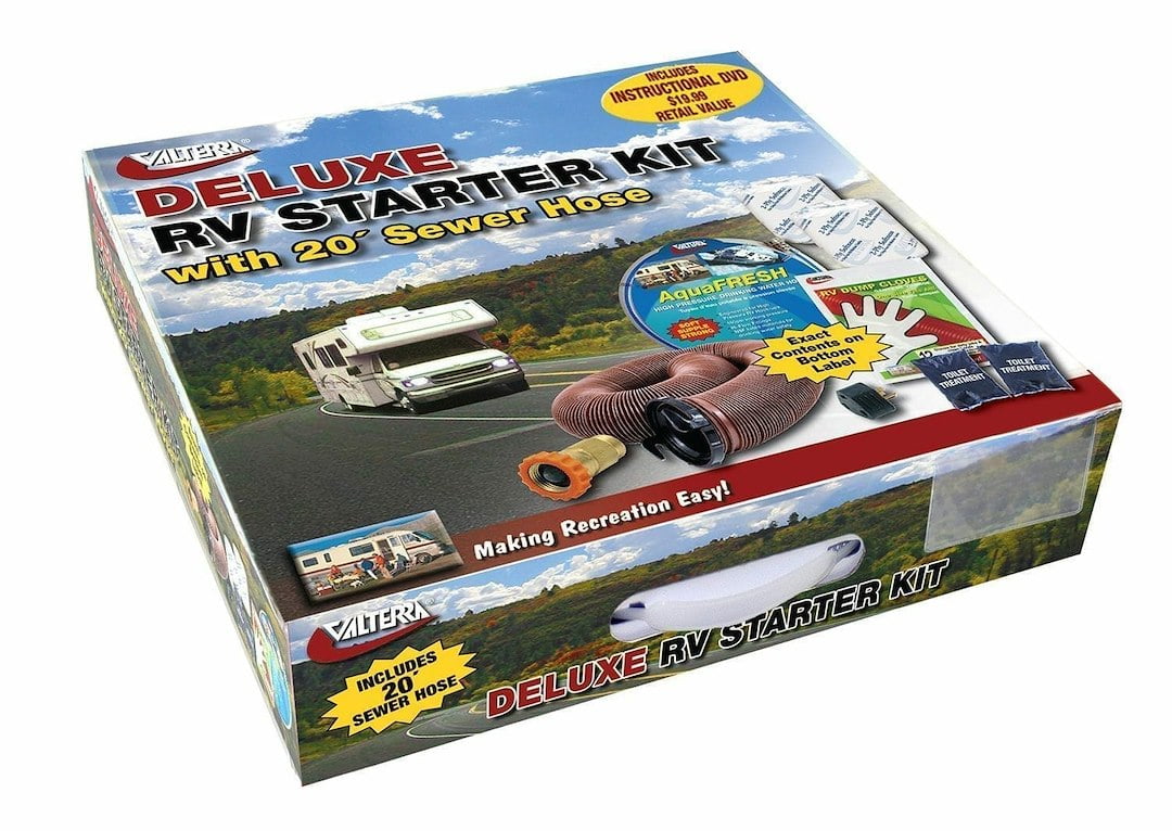 Valterra K88108DVD Deluxe RV Accessory Starter Kit with Pure Power and DVD