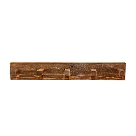 Homestead Collection Coat Rack 3 Foot Stained and Lacquered