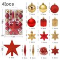 thumbnail image 3 of LSLJS Christmas Tree Balls Ornaments, 30 Pcs Colored Shatterproof Plastic Hanging Baubles, Christmas Tree Hanging Ornaments Xmas Tree Pendant for Holiday Party Wedding, 3 of 6