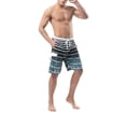 thumbnail image 3 of Bañador para hombre, pantalones cortos de secado rápido, pantalones cortos de baño con rayas coloridas Adepaton HMHZ266-21, 3 of 6