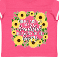 thumbnail image 4 of Inktastic There are so many Beautiful Reasons To Be Happy with sunflower wreath Boys or Girls Toddler T-Shirt, 4 of 5