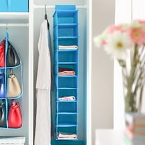 Overdoor Shoe Organizer Overdoor Hanging Shoe Organizer Storage Rack - 10 Pocket Shelf Door Mount Wardrobe Closet Organizer for Footwear, Clothes (47x12x6in) Hanging Closet Rack