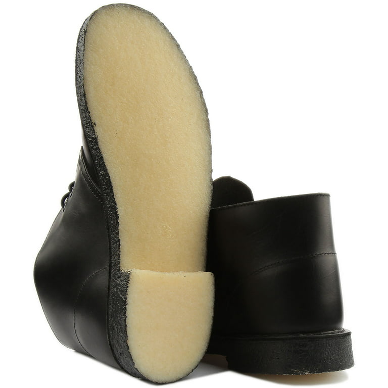 matchmaker adjektiv Etableret teori Clarks Originals Desert Boot Women's Leather Two Eyelet Chukka Boot In Black  Size 8 - Walmart.com