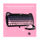 thumbnail image 4 of Kit Teclado Y Mouse Mofii Miaomeng Inalámbrico Usb Belug Rosa, Negro, 4 of 5