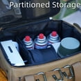 thumbnail image 4 of Sac de Rangement Pliable Extérieur Grande Capacité Imperméable Portable Camping & Pique-Nique Organisateur, Panier de Pique-Nique 32L/42L Transport Pliable Extérieur pour Camping Randonnée Pique-Niques (Blanc, 32l), 4 of 8
