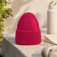thumbnail image 5 of Lumtrix Beanie Hat for Women Winter Warm Knit Ponytail Beanies Hats Skull Cap Cold Weather Stocking Caps For Winter, Running, Skating, Traveling, Camping, Outdoor Hot Pink One Size, 5 of 5