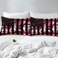 thumbnail image 4 of Erosebridal American Flag Bed Sheets Set Twin Size, Camouflage Stars Stripes Flag Bed Sheets Twin, Men Women, 4 of 7