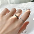 thumbnail image 6 of PERITANG 2pcs His and Hers Wedding Ring Sets Couples Engagement Rings Women and Men 925 Sterling Silver AAA Cubic Zirconia Little Prince and Rose Couple Ring, 6 of 6
