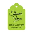 thumbnail image 1 of 100 PCS Custom Made Hang Tags Personalized Wedding Favor Thank You Gift Tags, 1 of 1