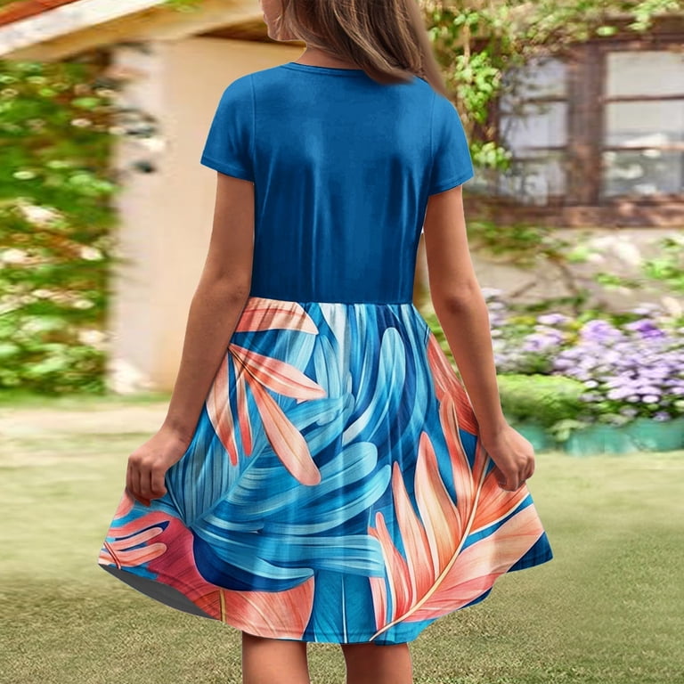 cute floral graduation dresses Bow Shoulder V-neck 3D Lace Tea-length Graduation Dress