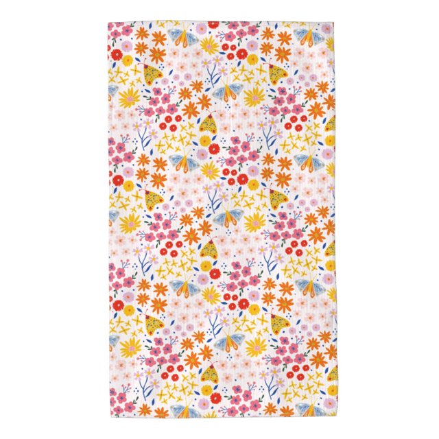Balery Colorful Floral Toalla de Microfibra Premium con Estampado – 27.5x16 pulgadas, Alta Absorción, Suave y Aterciopelada, Secado Rápido