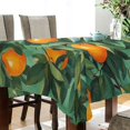 thumbnail image 4 of Yayeee Tablecloths for Rectangular Tables 60 x 108 inch Party Table Cover, Orange Tree Pattern, 4 of 6