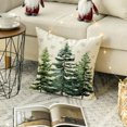 thumbnail image 5 of Sm:)e Winter Trees Snowflake Christmas Throw Pillow Cover 18 x 18 Inch, Holiday Cushion Case Decoration for Sofa Couch, 5 of 8